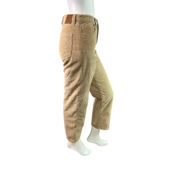 Levi's Premium Ribcage Straight Ankle Corduroy Jean Granola Wide Wale Size 26 - Picture 9 of 12
